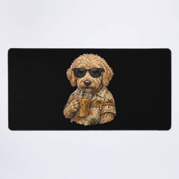 Item preview, Golden Doodle Dog Iced Coffee Funny Animal Meme - Summer Vibes designed and sold by gunaone-design.
