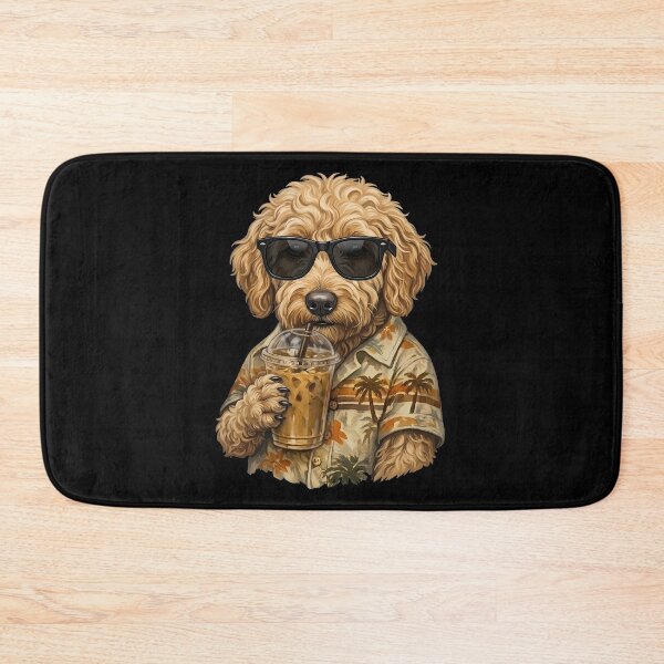 Item preview, Golden Doodle Dog Iced Coffee Funny Animal Meme - Summer Vibes designed and sold by gunaone-design.