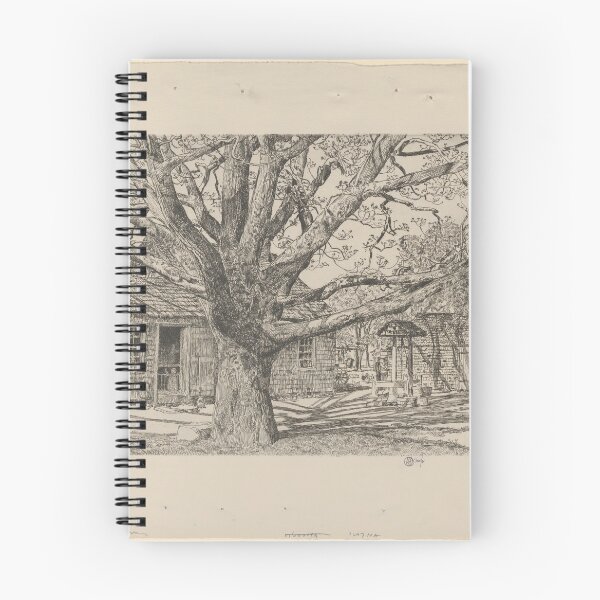 Item preview, Oak and Old House in Spring designed and sold by guagamela617.
