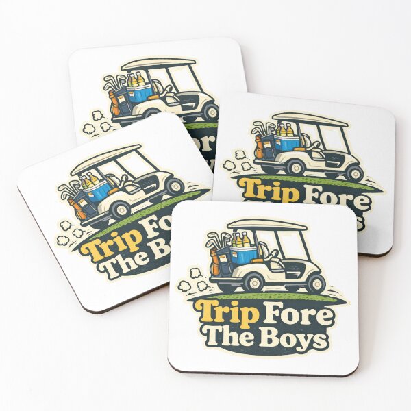 Item preview, Trip Fore The Boys – Funny Golf Cart Weekend Design designed and sold by EastEndTownie.