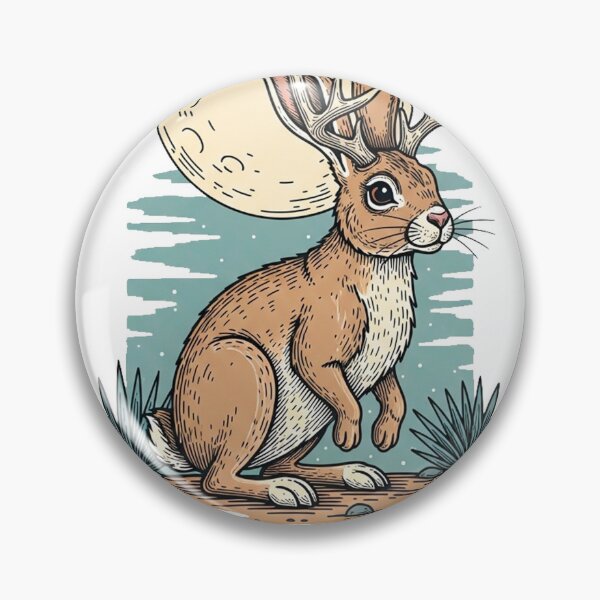 Item preview, Retro Texas Jackalope Desert Wildlife Graphic designed and sold by Pollock.