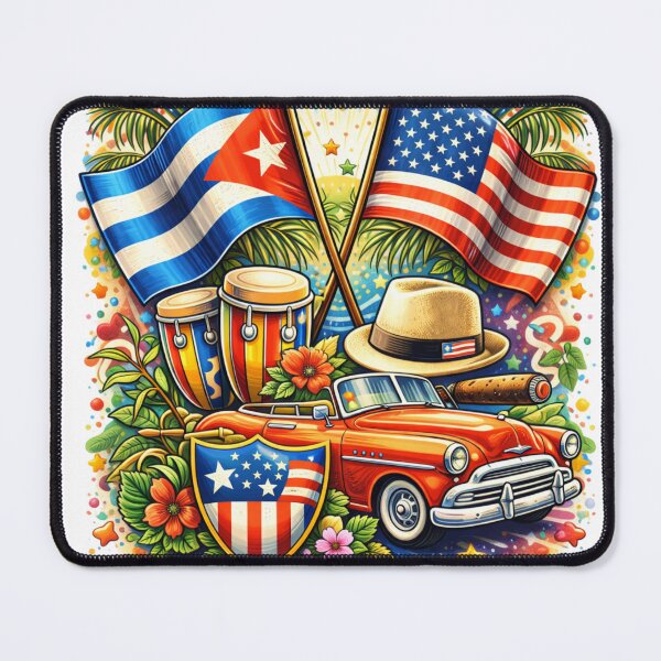 Item preview, Proud Cuban American – Cuban & USA Heritage Celebration Design designed and sold by Wear Sculpt.