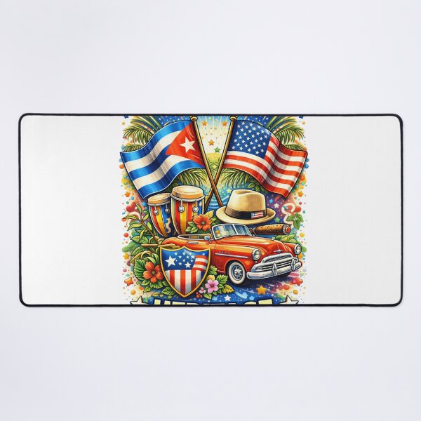 Item preview, Proud Cuban American – Cuban & USA Heritage Celebration Design designed and sold by Wear Sculpt.