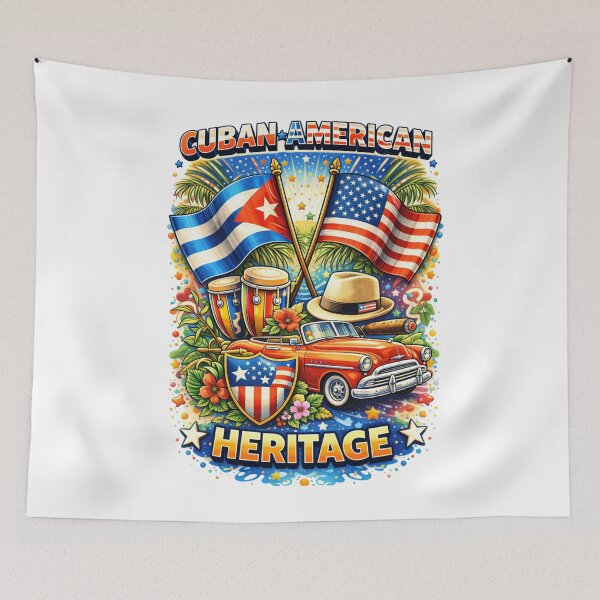 Item preview, Proud Cuban American – Cuban & USA Heritage Celebration Design designed and sold by Wear Sculpt.