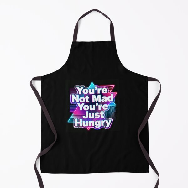 Item preview, You're Not Mad You're Just Hungry – Funny TikTok Viral Quote Sticker designed and sold by MiaSky Fox.