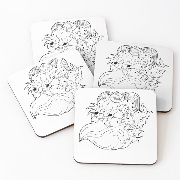 Item preview, Mythological Tengu Spirit – Japanese Folklore Line Art designed and sold by Mistique ✨.