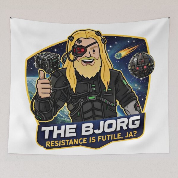 Item preview, The Bjorg Funny Trekkie Design TNG designed and sold by JasperKingsley.