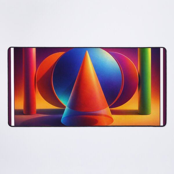 Item preview, Geometric harmony - Vibrant Modern Abstract Shapes designed and sold by ArtGMerch.
