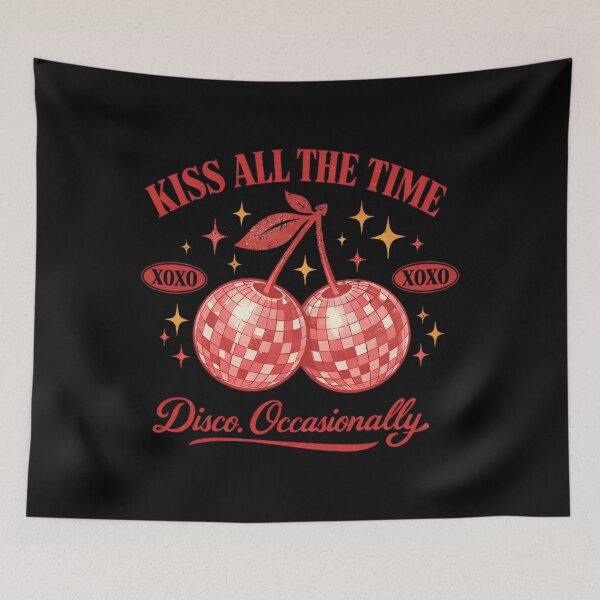 Item preview, Retro Kiss All The Time Disco Occasionally designed and sold by RosellaBalistre.