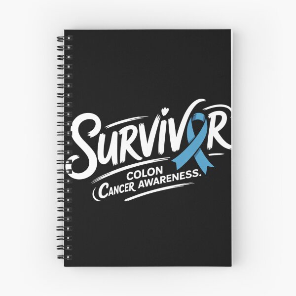 Item preview, Survivor Colon Cancer Awareness Shirt Ribbon Letter O Heart Dot Brush Script Tee designed and sold by DarylWelsh2024.