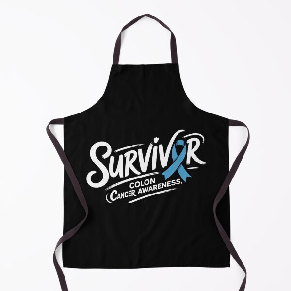 Item preview, Survivor Colon Cancer Awareness Shirt Ribbon Letter O Heart Dot Brush Script Tee designed and sold by DarylWelsh2024.