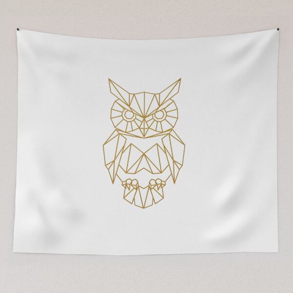 Item preview, Geometric Owl Minimalist Polygon Logo designed and sold by Pollock.
