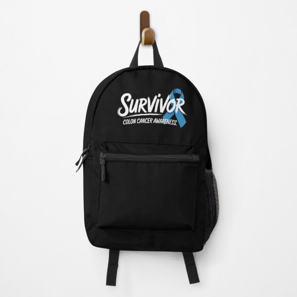 Item preview, Survivor Colon Cancer Awareness Shirt Clean Brush Script Tall Blue Ribbon Minimalist Tee designed and sold by DarylWelsh2024.