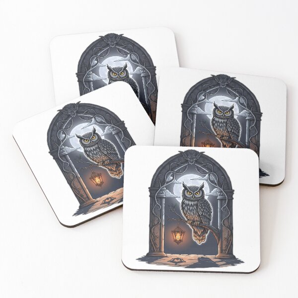 Item preview, Owl Moon Arch Scene designed and sold by IllumeInk.