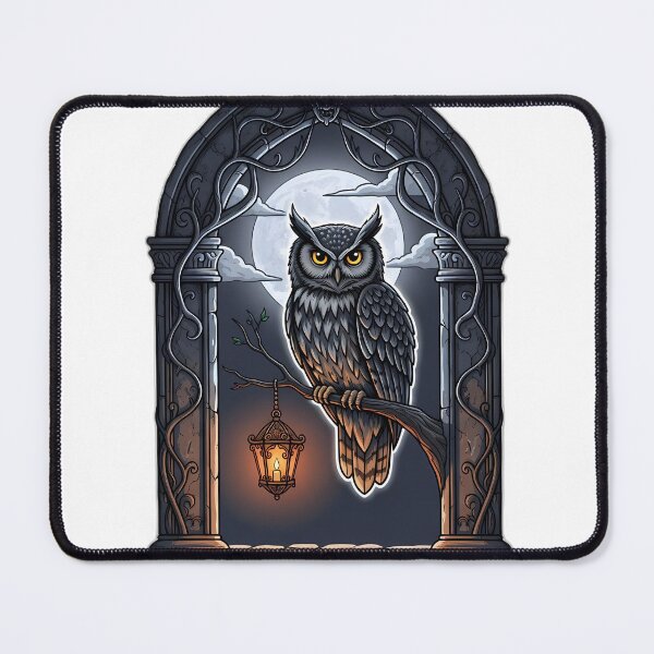 Item preview, Owl Moon Arch Scene designed and sold by IllumeInk.