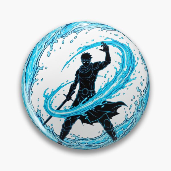 Item preview, Anime Water Style Warrior Energy Logo designed and sold by Pollock.