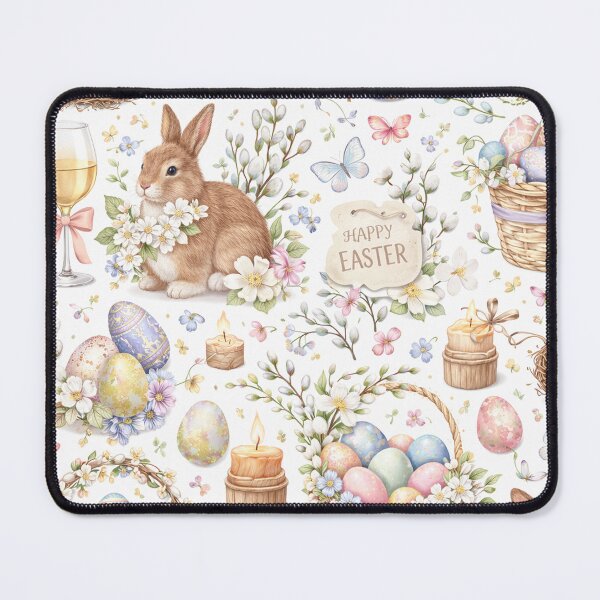 Item preview, Vintage Easter Bunny & Egg Pattern – Pastel Spring Holiday Design designed and sold by AnimalAirtistry.