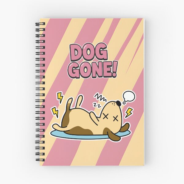 Item preview, Dog Gone! Funny knocked Out Dog Cartoon  designed and sold by Taridesign.
