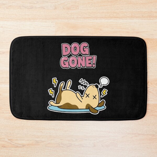 Item preview, Dog Gone! Funny knocked Out Dog Cartoon  designed and sold by Taridesign.
