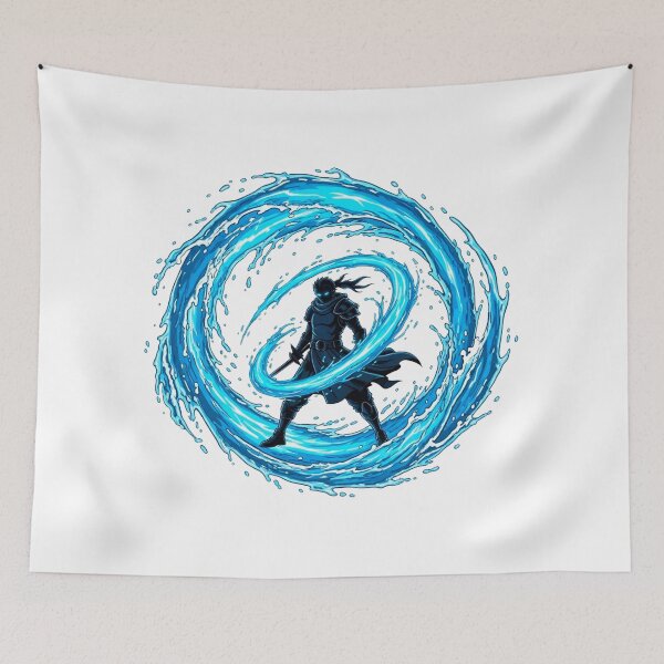 Item preview, Blue Elemental Anime Power Graphic  designed and sold by Pollock.