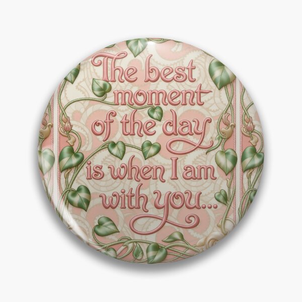 Item preview, Silk Relief Poster: The Best Moment of the Day is When I'm With You designed and sold by Ciervo Primavera.