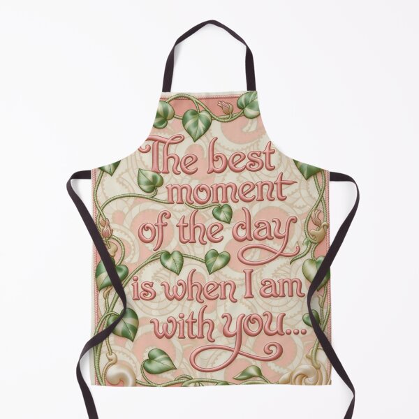 Item preview, Silk Relief Poster: The Best Moment of the Day is When I'm With You designed and sold by Ciervo Primavera.