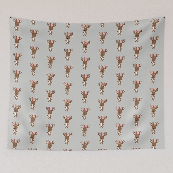 Item preview, Cute little brown Jackalope designed and sold by Hedgie Designs.