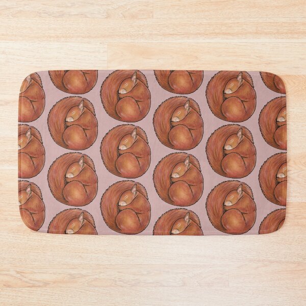 Item preview, Sleeping Red Squirrel designed and sold by animalartbyjess.