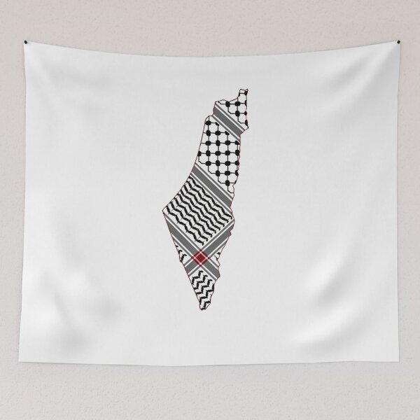 Item preview, Palestine Keffiyeh Map Cultural Symbol Logo designed and sold by Pollock.