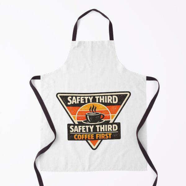 Item preview, Safety Third Coffee First Minimal Retro Productivity Sarcasm Angle designed and sold by Jokerstyle.