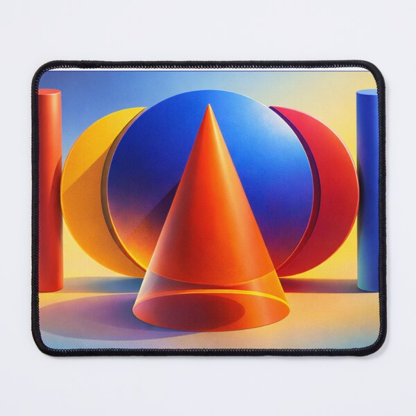 Item preview, Geometric harmony - Colorful Geometric Forms – Modern Abstract Poster designed and sold by ArtGMerch.