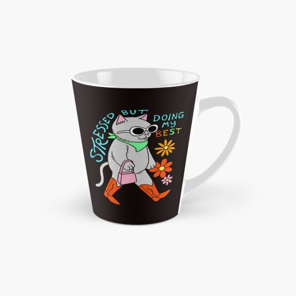 Item preview, Stressed But Doing My Best Cat designed and sold by ZACKBLOO.