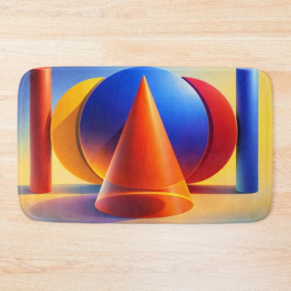 Item preview, Geometric harmony - Colorful Geometric Forms – Modern Abstract Poster designed and sold by ArtGMerch.