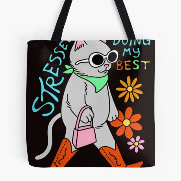 Item preview, Stressed But Doing My Best Cat designed and sold by ZACKBLOO.