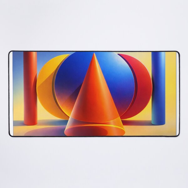 Item preview, Geometric harmony - Colorful Geometric Forms – Modern Abstract Poster designed and sold by ArtGMerch.