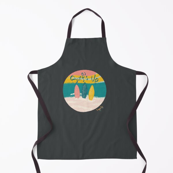 Item preview, Surf's Up — Retro Surfboard Beach Sunset designed and sold by Myna's SoulArt.