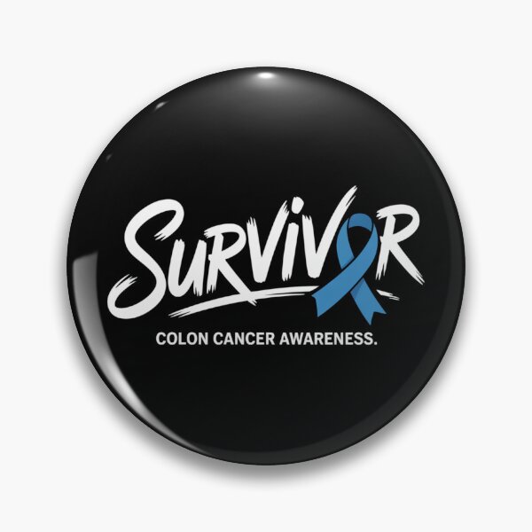 Item preview, Survivor Colon Cancer Awareness Shirt Bold All-Caps Ribbon Overlap Single Underline Tee designed and sold by DarylWelsh2024.