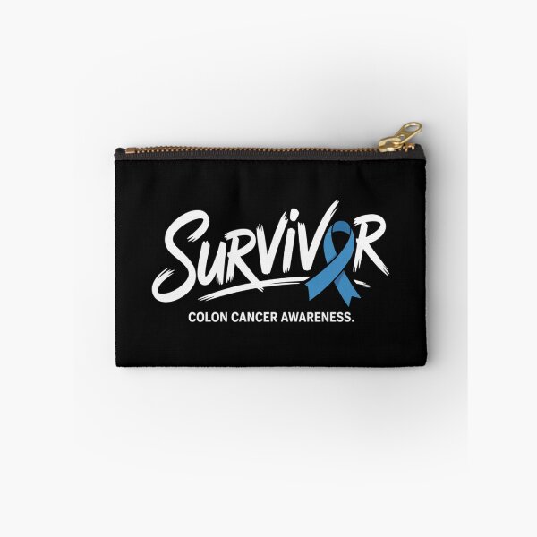 Item preview, Survivor Colon Cancer Awareness Shirt Bold All-Caps Ribbon Overlap Single Underline Tee designed and sold by DarylWelsh2024.