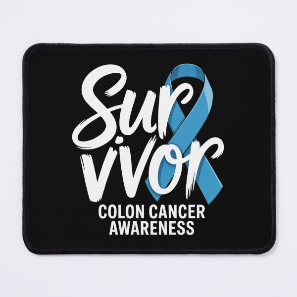 Item preview, Survivor Colon Cancer Awareness Shirt Two-Line Stacked Script Oversized Ribbon Tee designed and sold by DarylWelsh2024.