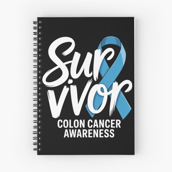 Item preview, Survivor Colon Cancer Awareness Shirt Two-Line Stacked Script Oversized Ribbon Tee designed and sold by DarylWelsh2024.