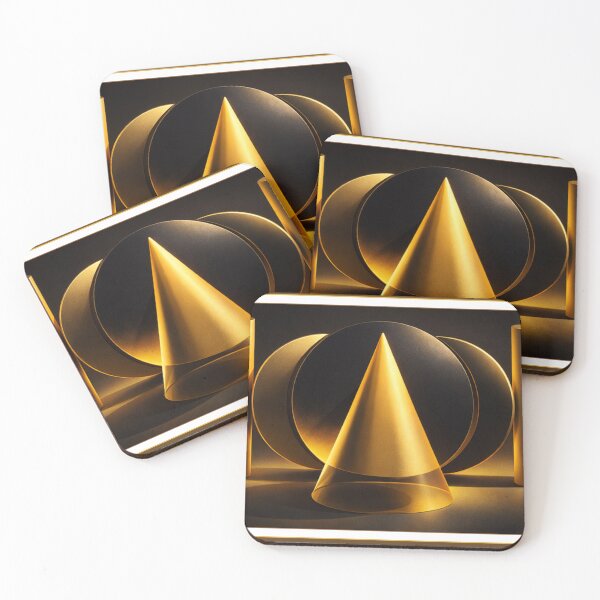 Item preview, Geometric harmony - Bold Composition – Modern Abstract Art designed and sold by ArtGMerch.