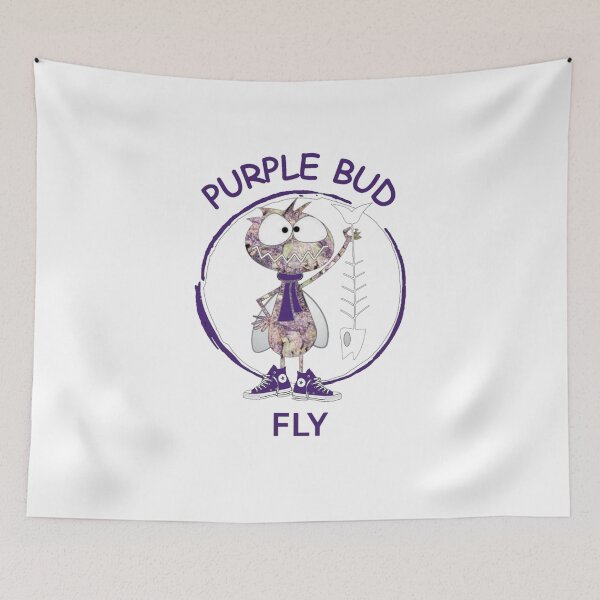 Item preview, Purple Bud Fly /White Famous Flies 313 Series  designed and sold by famousflies313.