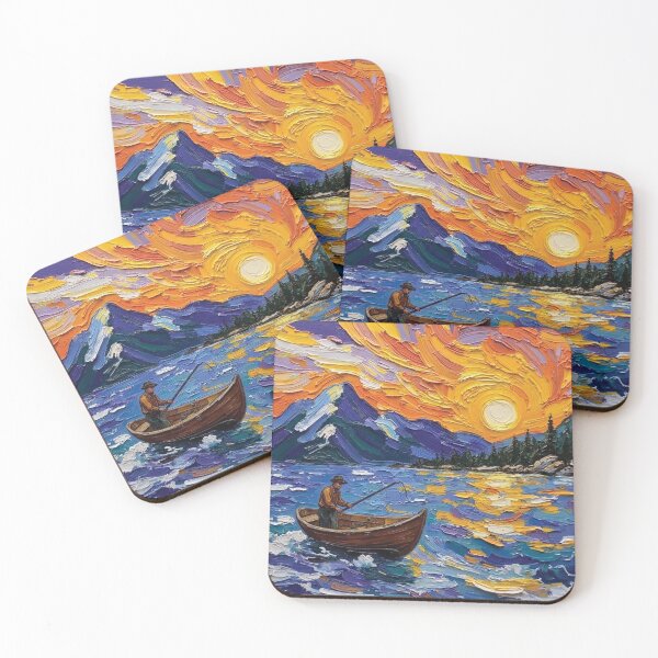 Item preview, Burning Skies and Deep Waters designed and sold by The Design Asset Station.