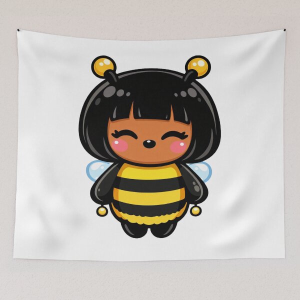 Item preview, Kokeshi Bee designed and sold by soul-so-happy.