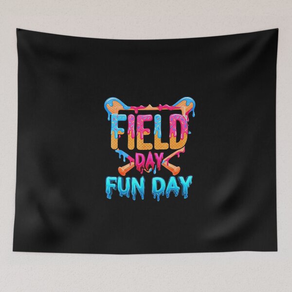 Item preview, Field Day Fun Day Funny Baseball Drip Icecream designed and sold by irifine.