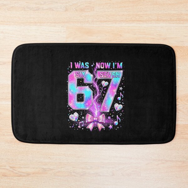 Item preview, I Was 6 Now I'M 7 K-Pop Birthday Girls 67 designed and sold by irifine.