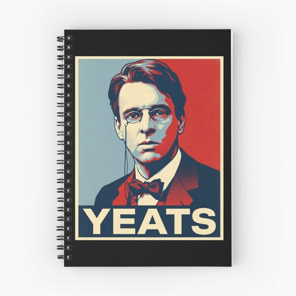 Item preview, William Butler Yeats  Hope Style Retro Poster Art Poster designed and sold by Anya Byron.
