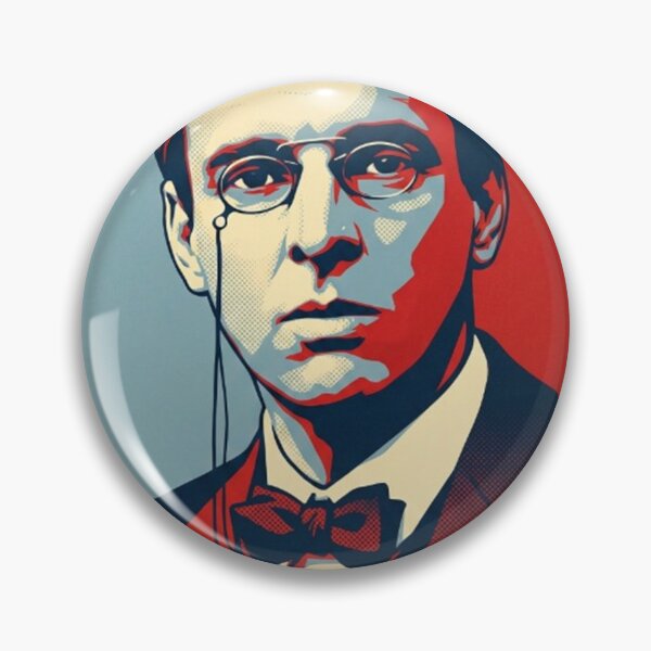 Item preview, William Butler Yeats  Hope Style Retro Poster Art Poster designed and sold by Anya Byron.