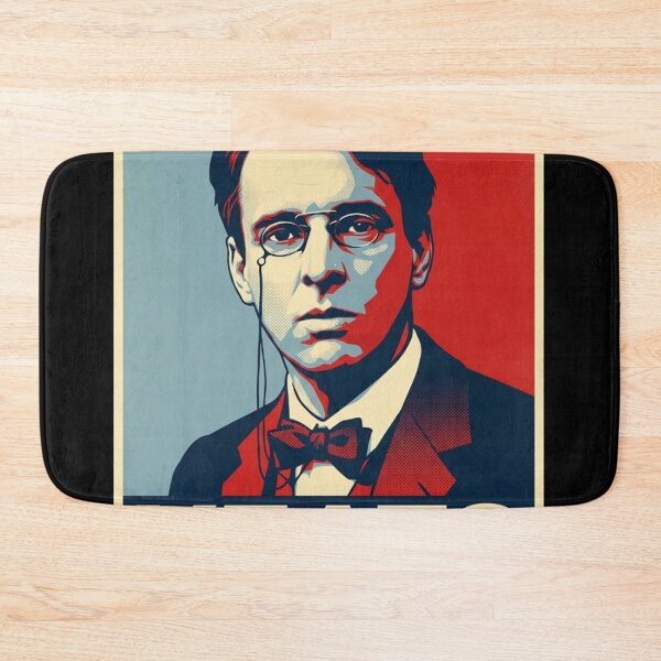 Item preview, William Butler Yeats  Hope Style Retro Poster Art Poster designed and sold by Anya Byron.