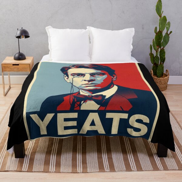 Item preview, William Butler Yeats  Hope Style Retro Poster Art Poster designed and sold by Anya Byron.